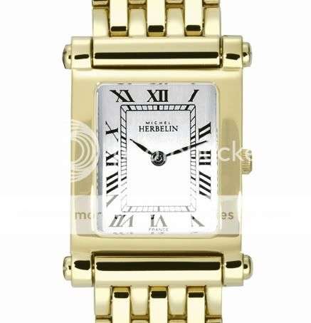MICHEL HERBELIN LADIES GOLD PLATED BRACELET WATCH - 17049 *** R 8,000-00 ***