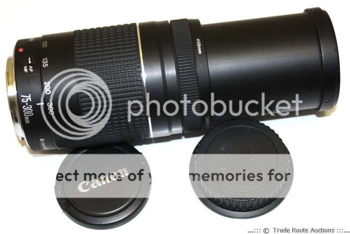 CANON EF 75-300MM III TELEPHOTO ZOOM LENS for 350D 400D D1 450D 1000D 550D Canon DSLR Cameras