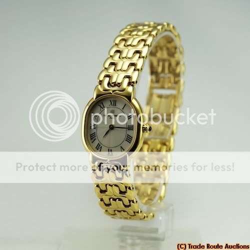 MICHEL HERBELIN LADIES GOLD PLATED BRACELET WATCH - 17098 *** R 7,000-00 ***