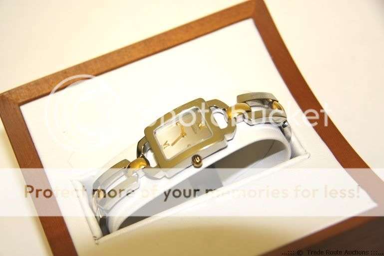 MICHEL HERBELIN LADIES TWO TONE BRACELET WATCH - DEMO - 17044.B