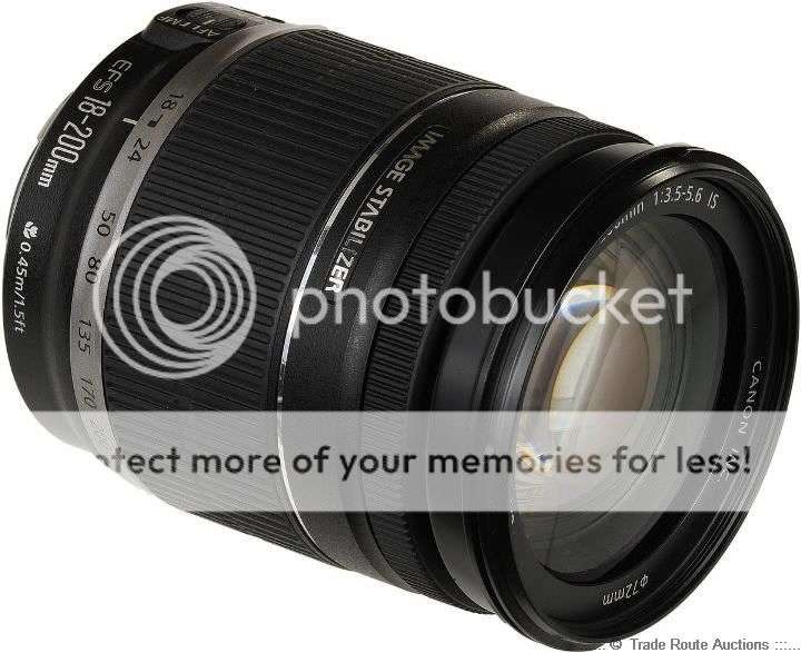 Canon EF-S 18-200mm f/3.5-5.6 IS EF-s - IMAGE STABILIZER LENS for CANON DSLR Cameras