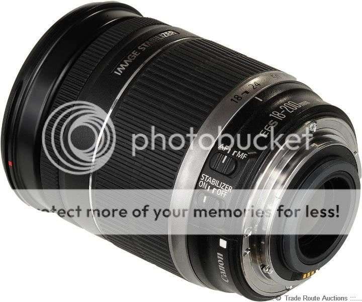 Canon EF-S 18-200mm f/3.5-5.6 IS EF-s - IMAGE STABILIZER LENS for CANON DSLR Cameras