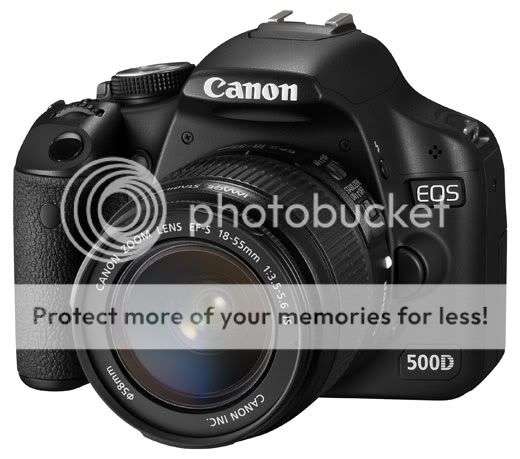 Canon EOS 500D Digital SLR camera 15.1 Megapixels FULL HD + Canon 18-55mm Lens KIT