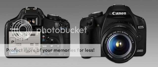 Canon EOS 500D Digital SLR camera 15.1 Megapixels FULL HD + Canon 18-55mm Lens KIT