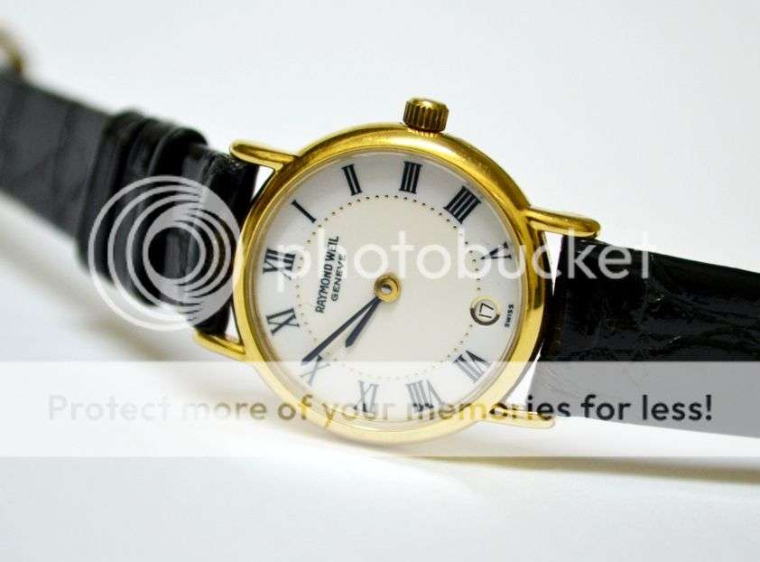 RAYMOND WEIL 18K GOLD ELECTRO PLATED WOMEN'S WATCH *** RAYMOND WEIL *** MINT