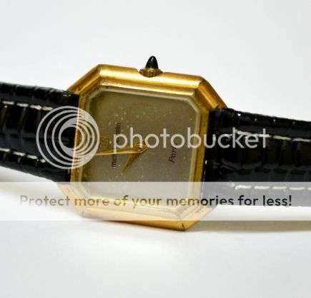 Michel Herbelin Womens Gold Plated Leather Strap Watch -  *** R 8,000-00 *** Classic Automatic