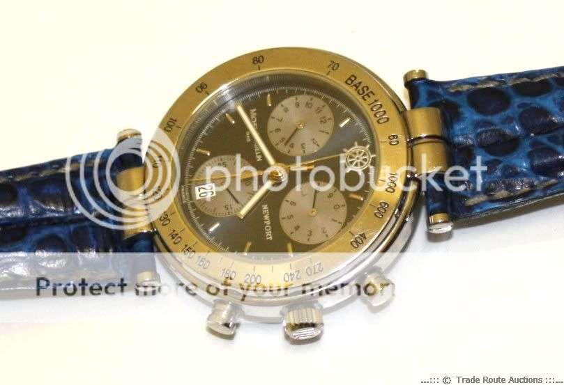 MICHEL HERBELIN NEWPORT CHRONOGRAPH WATCH - WITH BOX