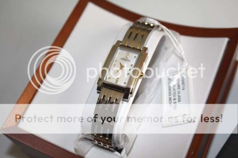 MICHEL HERBELIN LADIES TWO TONE BRACELET WATCH  BRAND NEW IN BOX - 17033/BT19