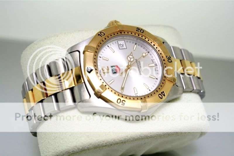 Tag Heuer Professional Two Tone Gold & S/Steel Men's Watch WK1120 - Mint Condition