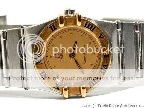 OMEGA CONSTELLATION QUARTZ GOLD S/STEEL 100% ORIGINAL LADIES WATCH  *** OMEGA *** R 15,000