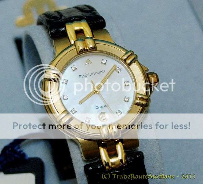 Brand New Maurice LaCroix Calypso 10 Real Diamonds MOP Dial Lady Watch in Box - 2013 Special