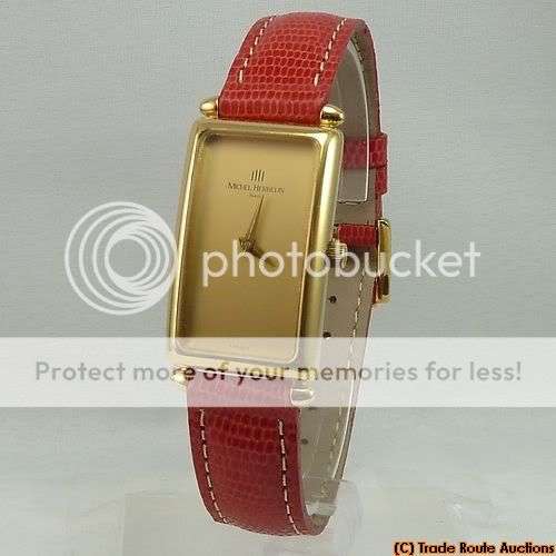 MICHEL HERBELIN LADIES LEATHER BAND WATCH -7050 *** R 6,000-00 ***