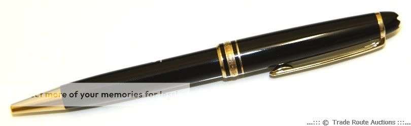 Mont Blanc Meisterstuck Gold Plated Ball Point Pen in BOX **** MONTBLANC ****