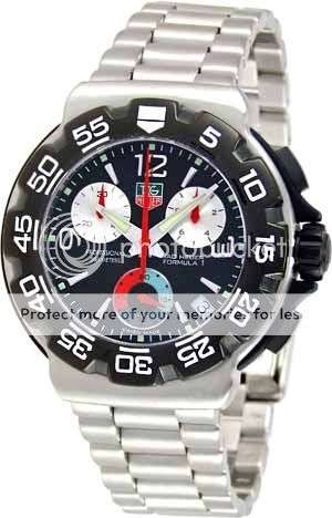 Authentic Tag Heuer Men's F1 Stainless Steel Chronograpth Watch *** TAG HEUER *** CAC1110.BA0850