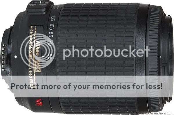 Nikon 55-200mm f/4-5.6G AF-S DX VR Vibration Reduction IF-ED Zoom-Nikkor Lens