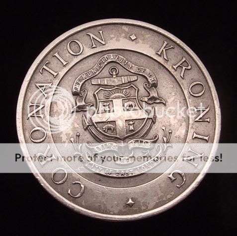 Rare 1953 Hallmarked silver Medallion R1-00 , No reserve Crazy Auction