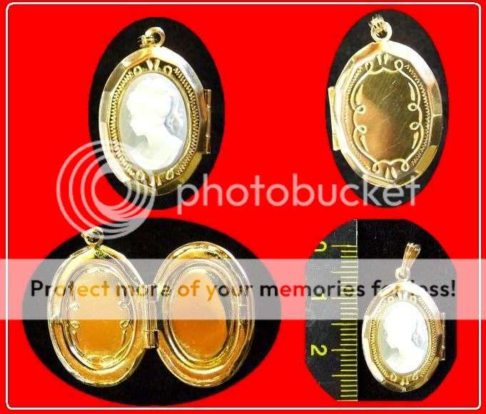 Golden Cameo Locket  @ R1-00 No Reserve!!!