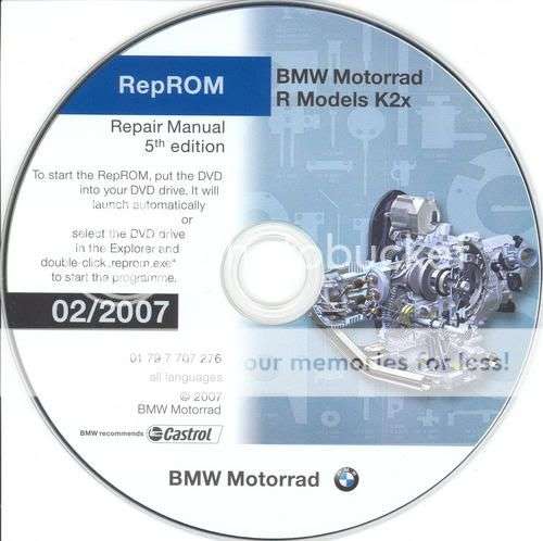 BMW R 1200 Rep-ROM K2x Service Workshop Manuals (RepRom-R-5th Edition)