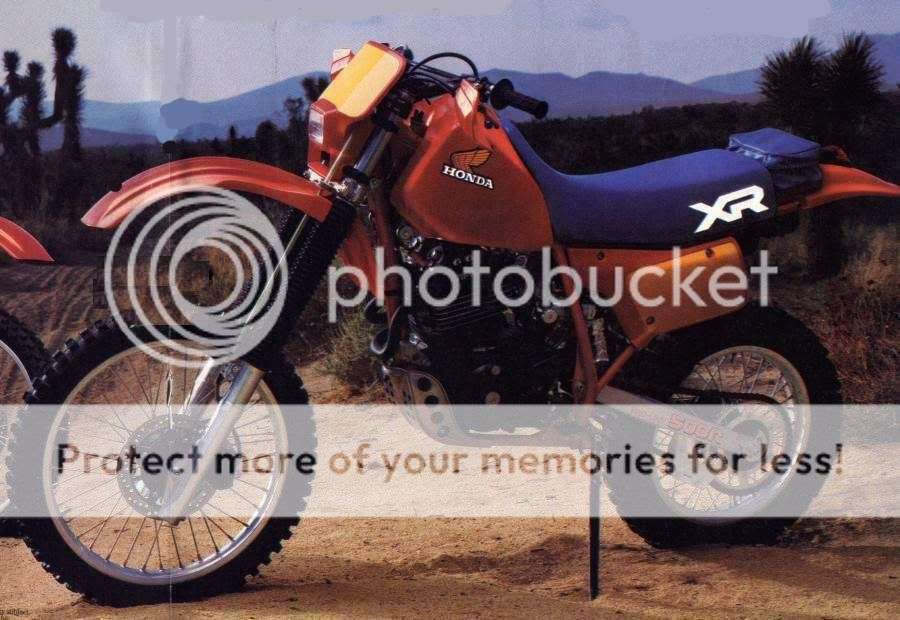 Honda XR 500 R 1982 shop manual (E-book)