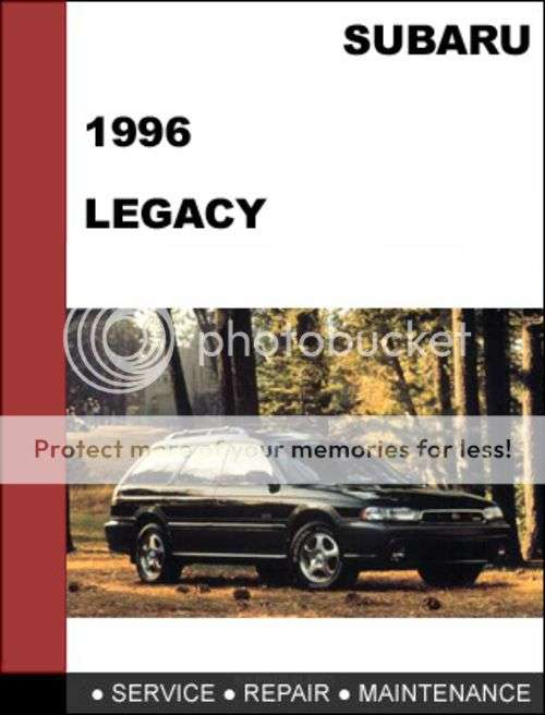 Subaru Legacy 1996 Service Manual (E-book) (Free download)