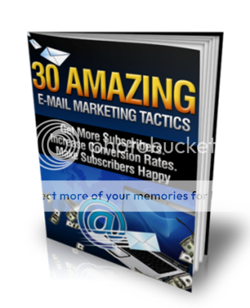 30 Amazing E-Mail Marketing Tactics - Ebook