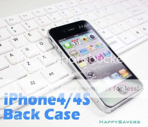 Protective Clear Shell Back Case Cover For iPhone 4 4S Matte