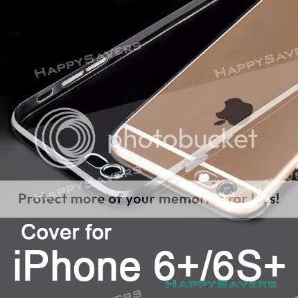 Clear Crystal Transparent Soft Back Case Cover For Apple iPhone 6S Plus