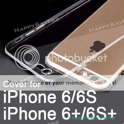 Clear Crystal Transparent Soft Back Case Cover For Apple iPhone 6/6S