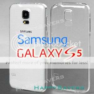 Clear Crystal Transparent Hard Back Case Cover For SamSung Galaxy S5