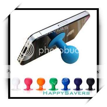 Rubber Suction Ball Stand Holder iStand for iPhone Samsung HTC Smartphone
