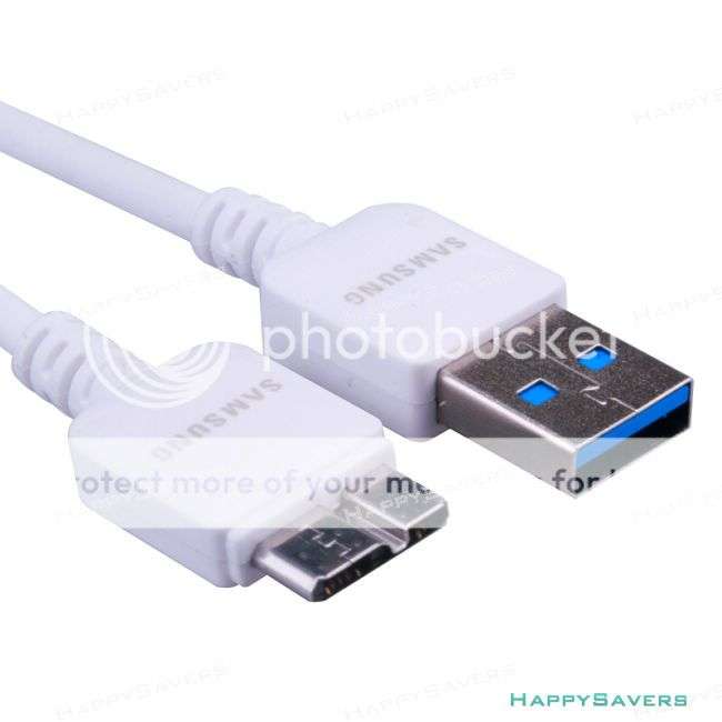 Micro-USB 3.0 Charging & Data Cable for Samsung Galaxy S5, Note 3 and micro USB 3.0 HDD / Devices