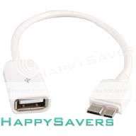 USB 3.0 OTG Cable for Samsung Galaxy Note 3 N9000 and Poratale Hard drive