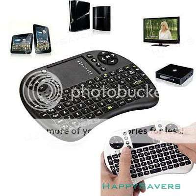 2.4G Mini Wireless Keyboard Mouse with Touchpad for PC Android TV HTPC