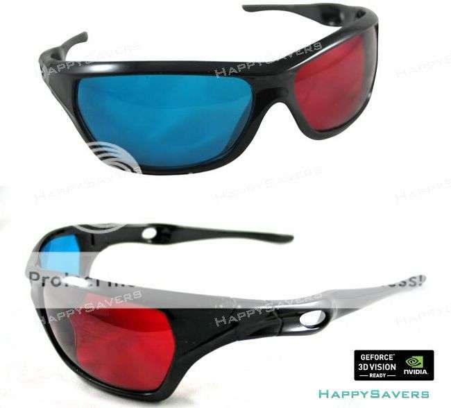 3D Glasses Red Blue for 3D Video Movie Games TV