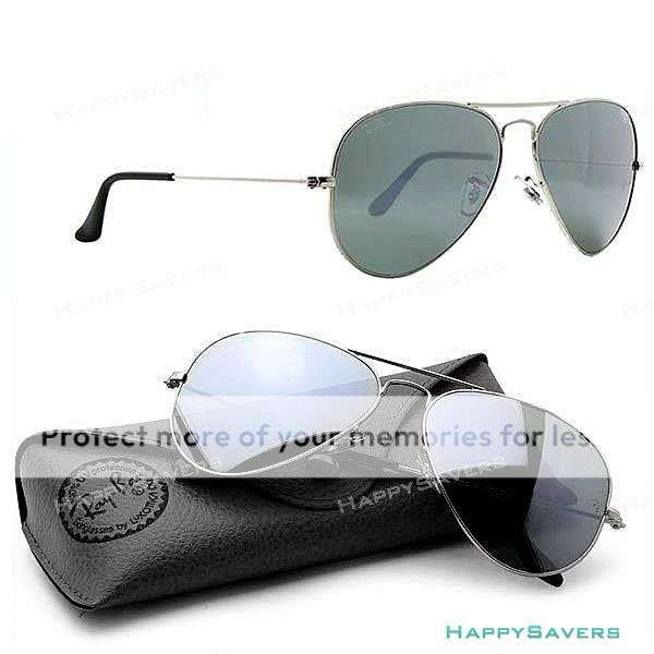 Ray-Ban RB3025 58mm Silver Mirror Aviator Sunglasses