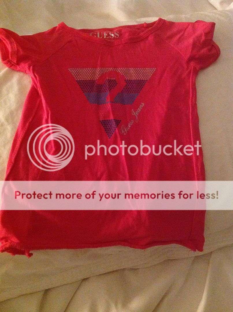 Baby girl Original Guess pink t-shirt in size3years