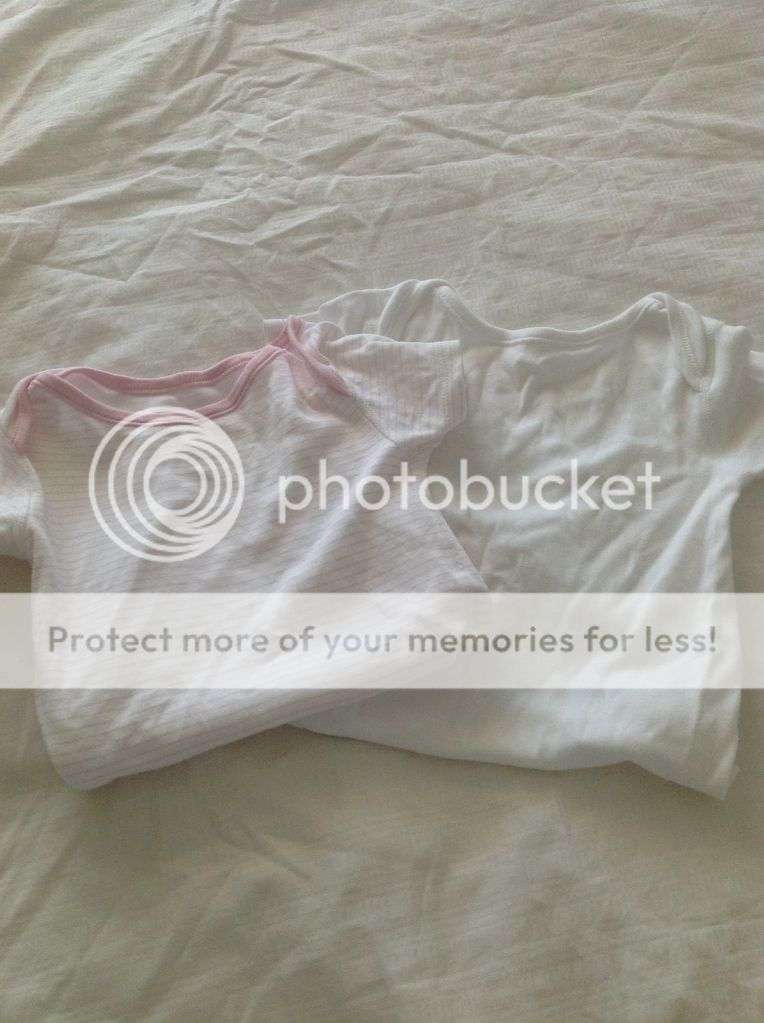 Baby girl pack of 6 vests short sleeves size 2-3years