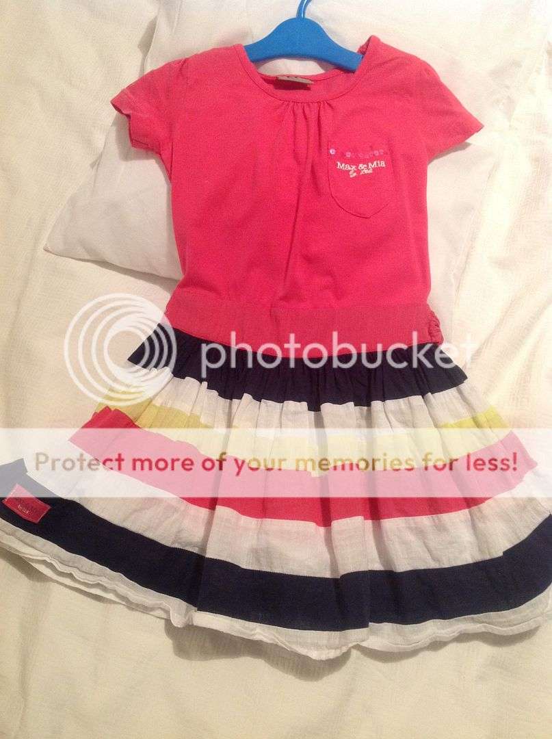 Baby girl pink dress by Max&Mia size 3years