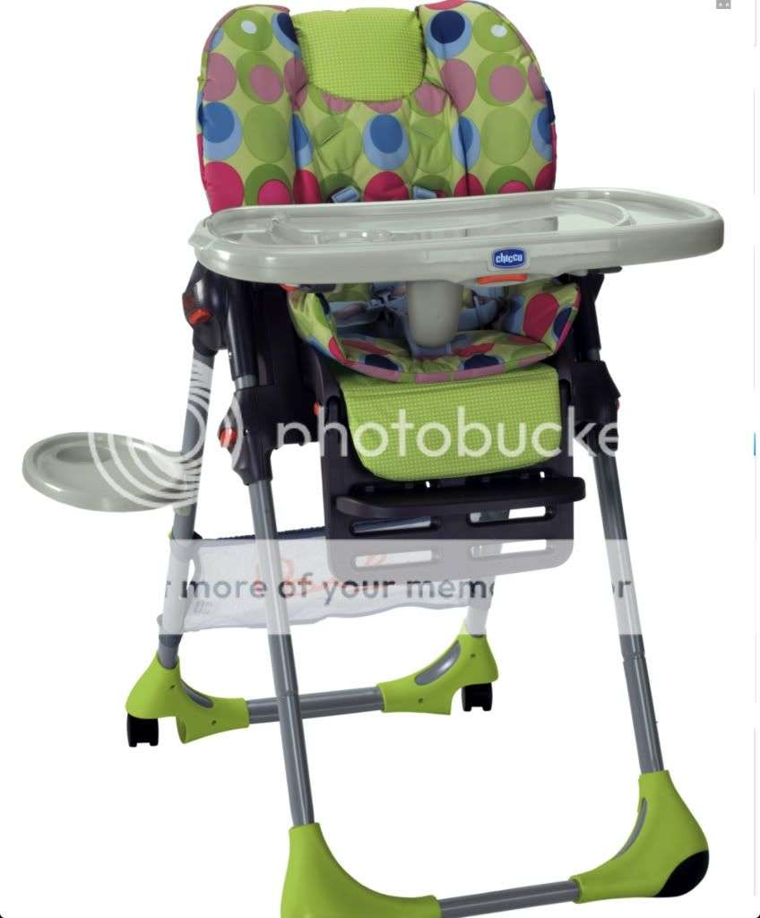 Chicco Polly Double Phase High Feeding Chair Baby 2 in 1