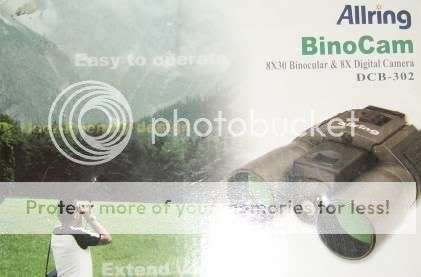 BinoCam 8x30 Binocular & 8x Digital Camera