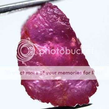 8.25Ct. ELEGANT ROUGH PINKISH RED NATURAL RUBY MINED IN MOZAMBIQUE