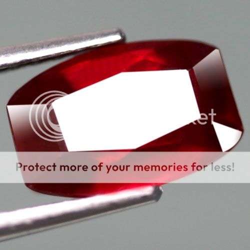 ABSOLUTE WOW FACTOR!!  EXQUISITE 4.75CT. FANCY CUT 100% NATURAL TOP BLOOD RED MADAGASCAR RUBY
