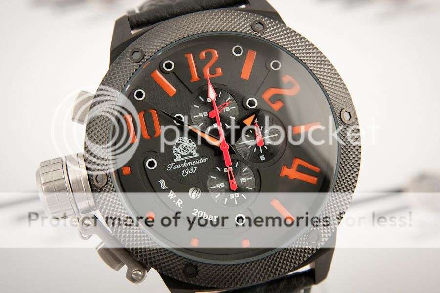 last for XMAS!! TAUCHMEISTER GERMAN WORLD WAR II U-BOOT CHRONOGRAPH WATCH T0224 *HOT*