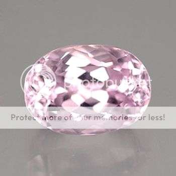 EXCEPTIONAL HOT PINK TOP LUSTER!!  7.84CT.OVAL FACET 100%  NATURAL RAREST KUNZITE