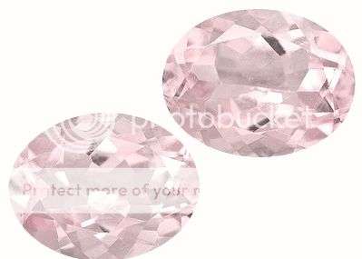 MAGNIFICENT PAIR OF 1.65CT. AAA OVAL FACET 100% NATURAL PINK MORGANITES (PINK EMERALD)