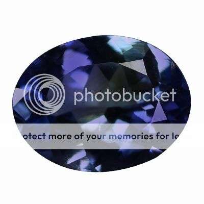 TOP SUPREME COLLECTION - 1.41CT.OVAL FACET 100% NATURAL  PURPLISH BLUE TANZANITE