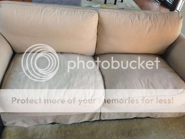 Coricraft Fergie - 3 Seater Beige plus ottoman