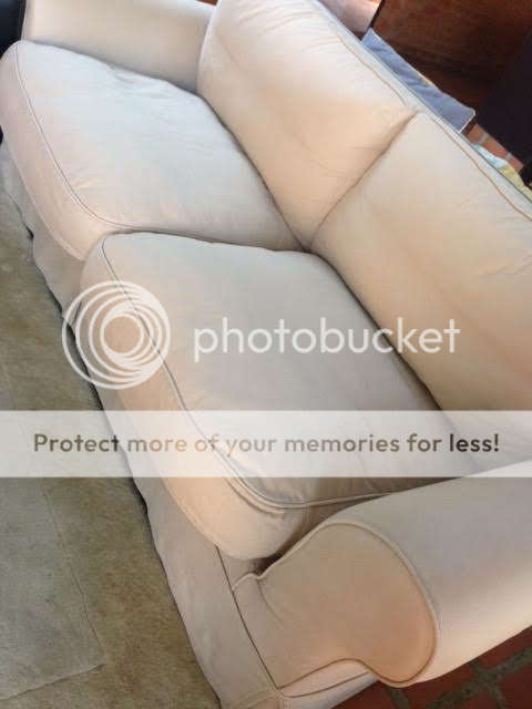 Coricraft Fergie - 3 Seater Beige plus ottoman