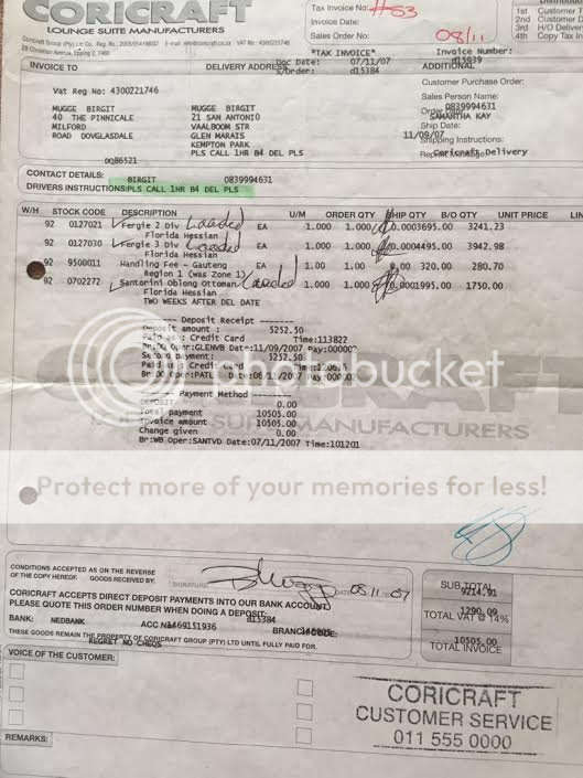 Coricraft Fergie - 3 Seater Beige plus ottoman