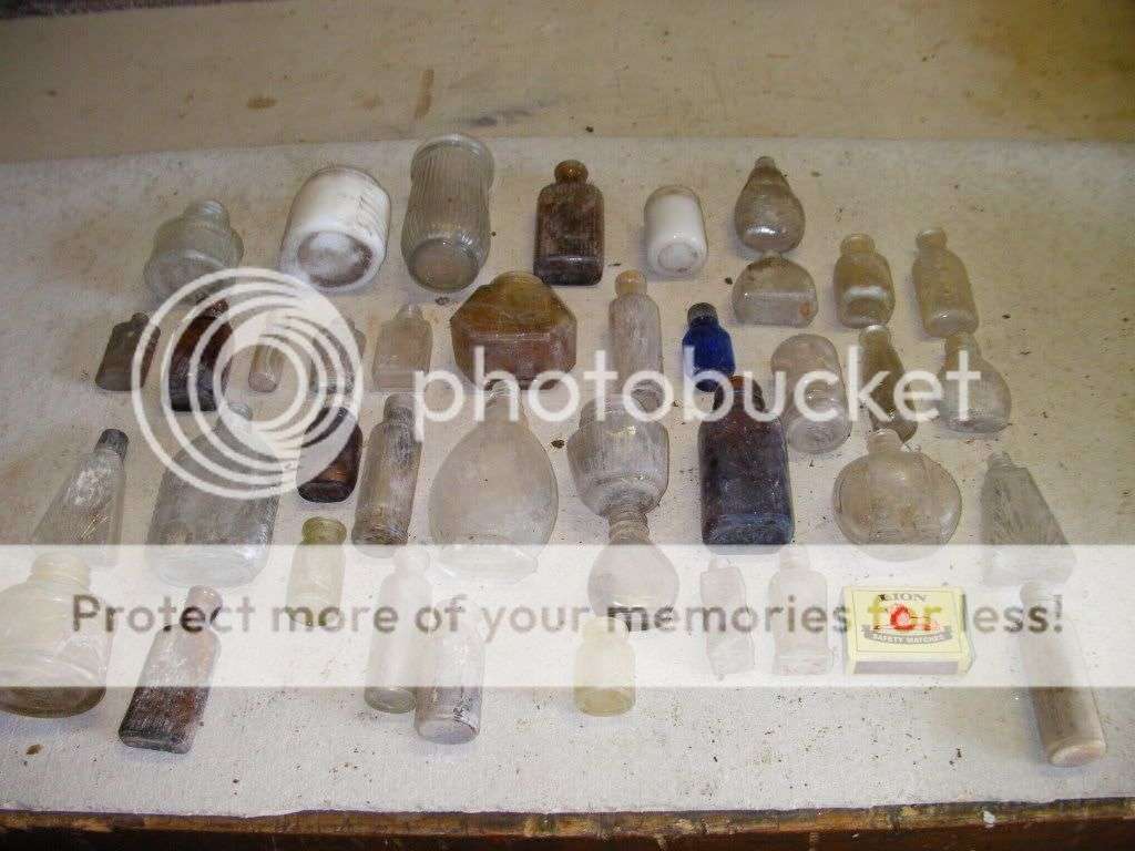 Assortment of antique bottles up for grabs